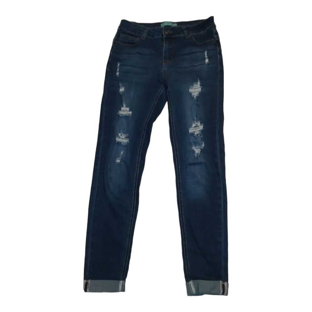 Wax Jean Butt I Love You Jeans Ripped Distressed Size 5/6‎